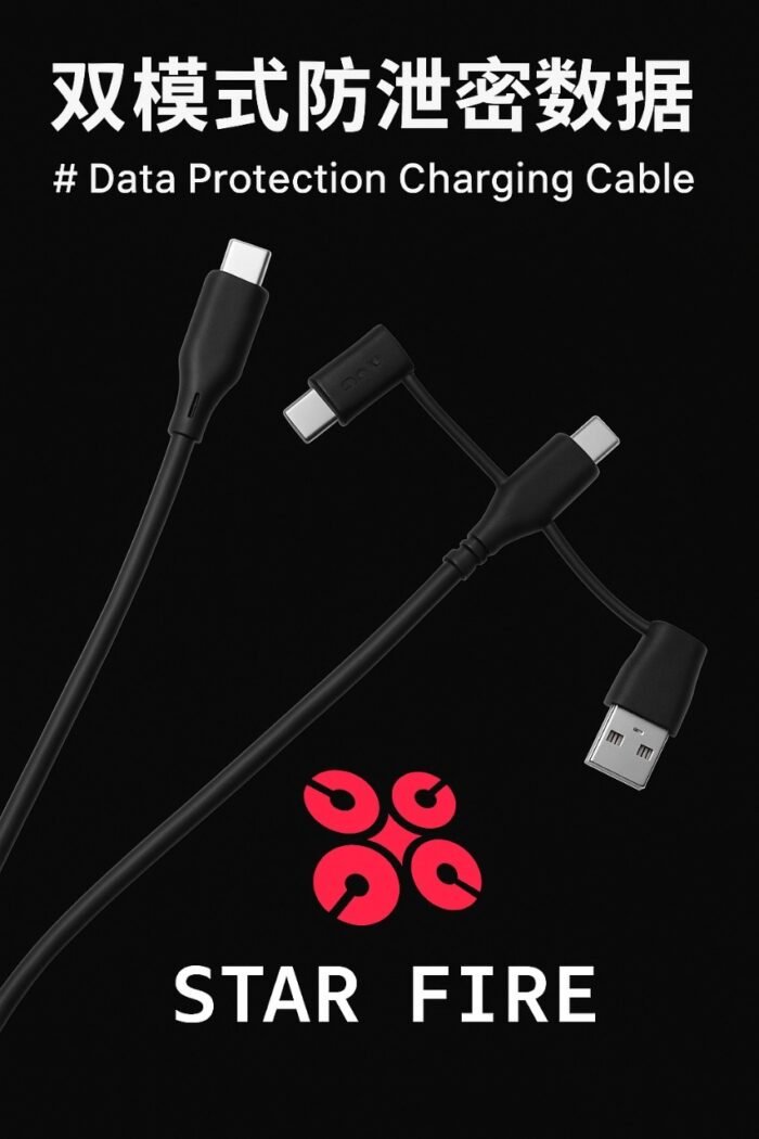 Dual-Mode Data Protection Cable (USB-C to C | 60W PD | 480Mbps)